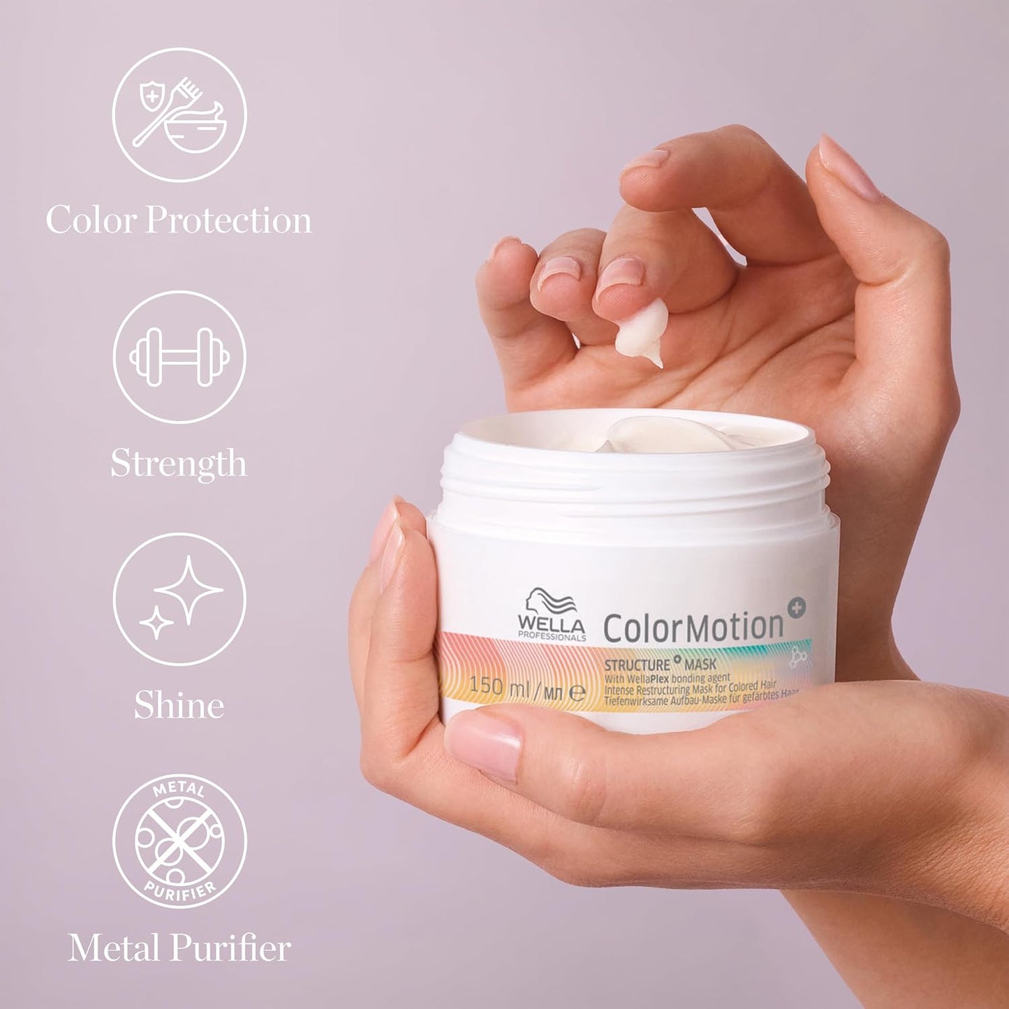 Wella Professionals ColorMotion+ Bonding Mask - Intense Deep Conditioning Treatment for Color-Treated Hair