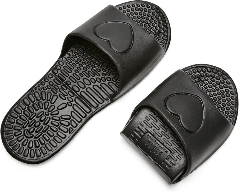 Travel Shower Shoes - Foldable Non-Slip Slippers for Unisex | Lightweight EVA Quick-Drying Spa Slides