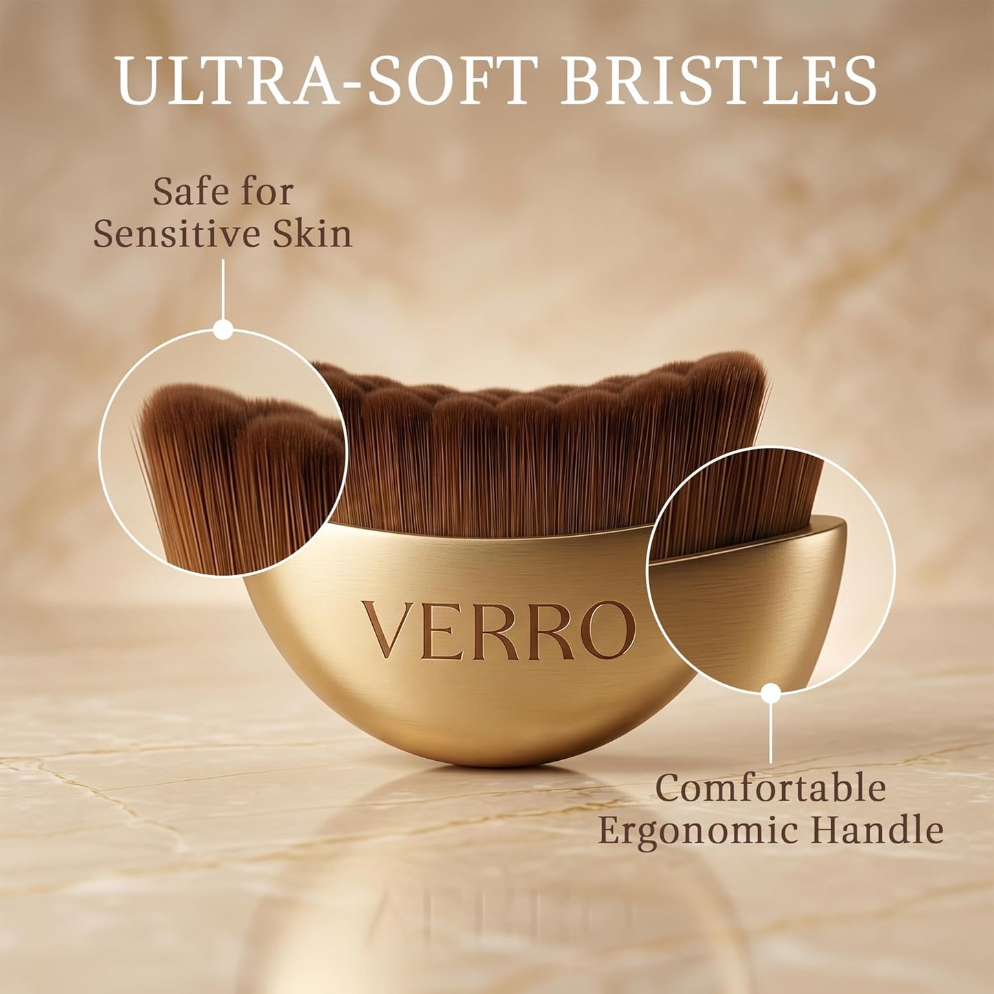 Lymphatic Face Brush Set - 2 Pack Facial Dry Brushes for Sculpting & Drainage | Ultra Soft Bristles, Travel Cases Included