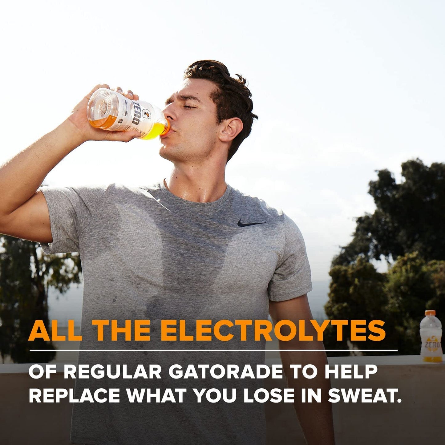 Gatorade Thirst Quencher Zero Sugar Sports Drink, Grape, 20oz Bottles, 8 Pack, Electrolytes for Rehydration