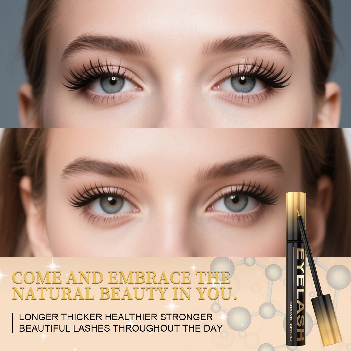 Eyelash Growth Serum - Premium Lash Enhancer for Longer, Fuller Lashes | 5 mL Advanced Formula