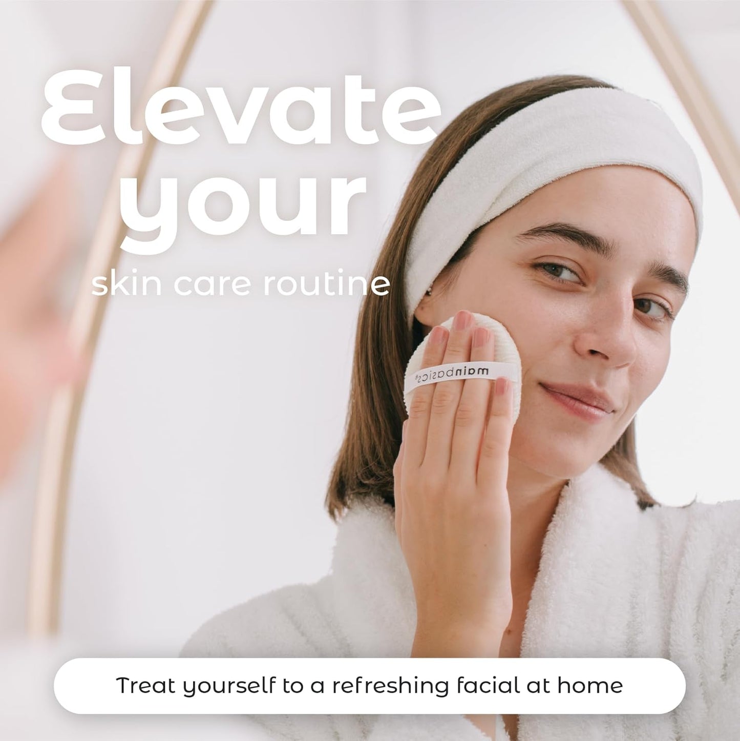 Exfoliating Face Scrubber Pads - 4-Pack Cleansing & Buffing Sponges for Smooth Skin