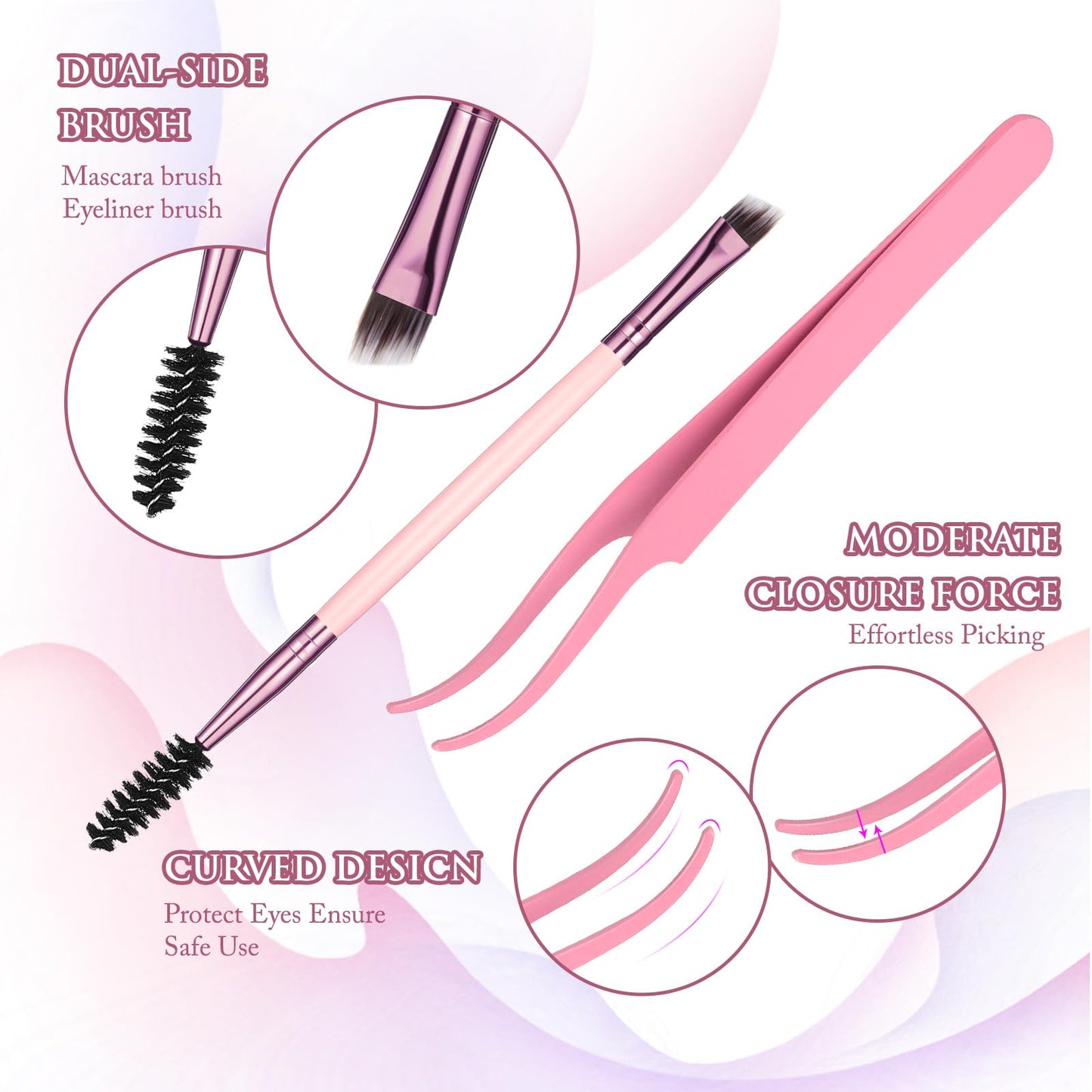 YIDUO Lashes Clusters Kit