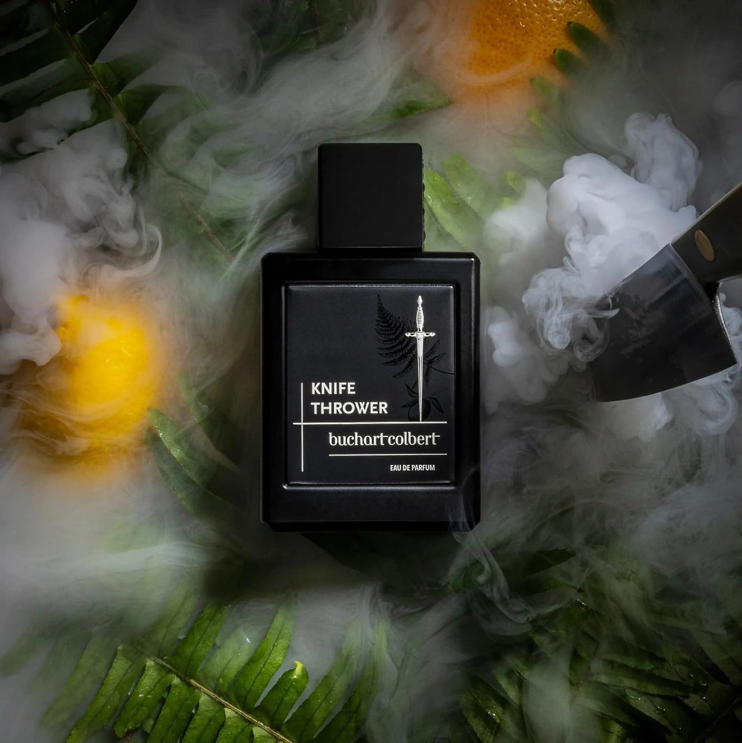 Knife Thrower Fragrance 50mL | Unisex Eau de Parfum with Fresh Woody Citrus Notes - Ginger & Marine Aromas