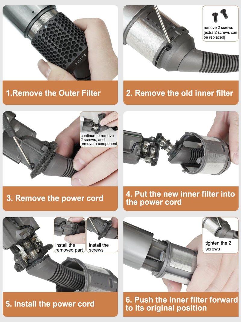 YTCHYYSK Inner Filter Replacement Cover Cage for Dyson Airwrap HS01 HS05 Models