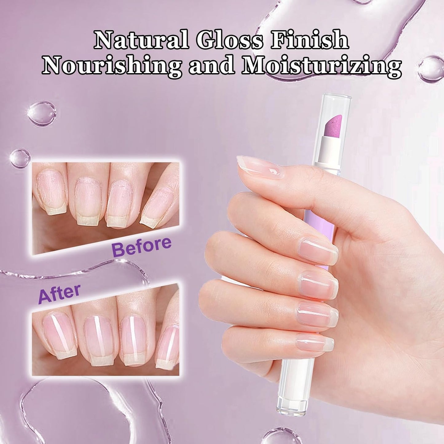 Ceramic Cuticle Pusher Oil Pen - Nourishing Cuticle Remover for Dry & Damaged Nails | 2ml