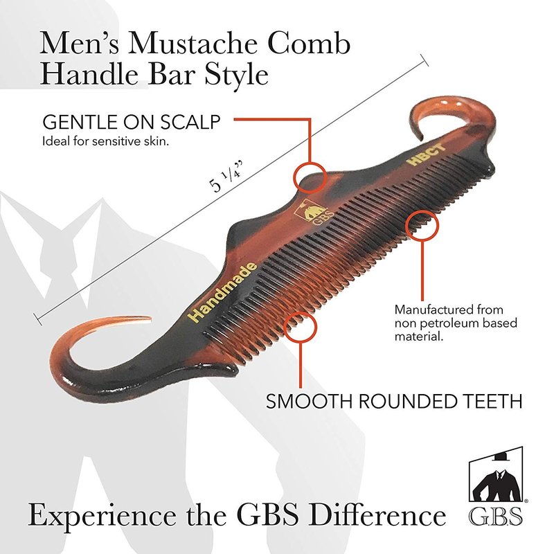G.B.S Beard Grooming and Trimming Kit for Men, Beard Brush, Folding Comb, Mustache Comb, Beard Balm Wax and Unscented Oil, Barber Razor, Barber Scissors
