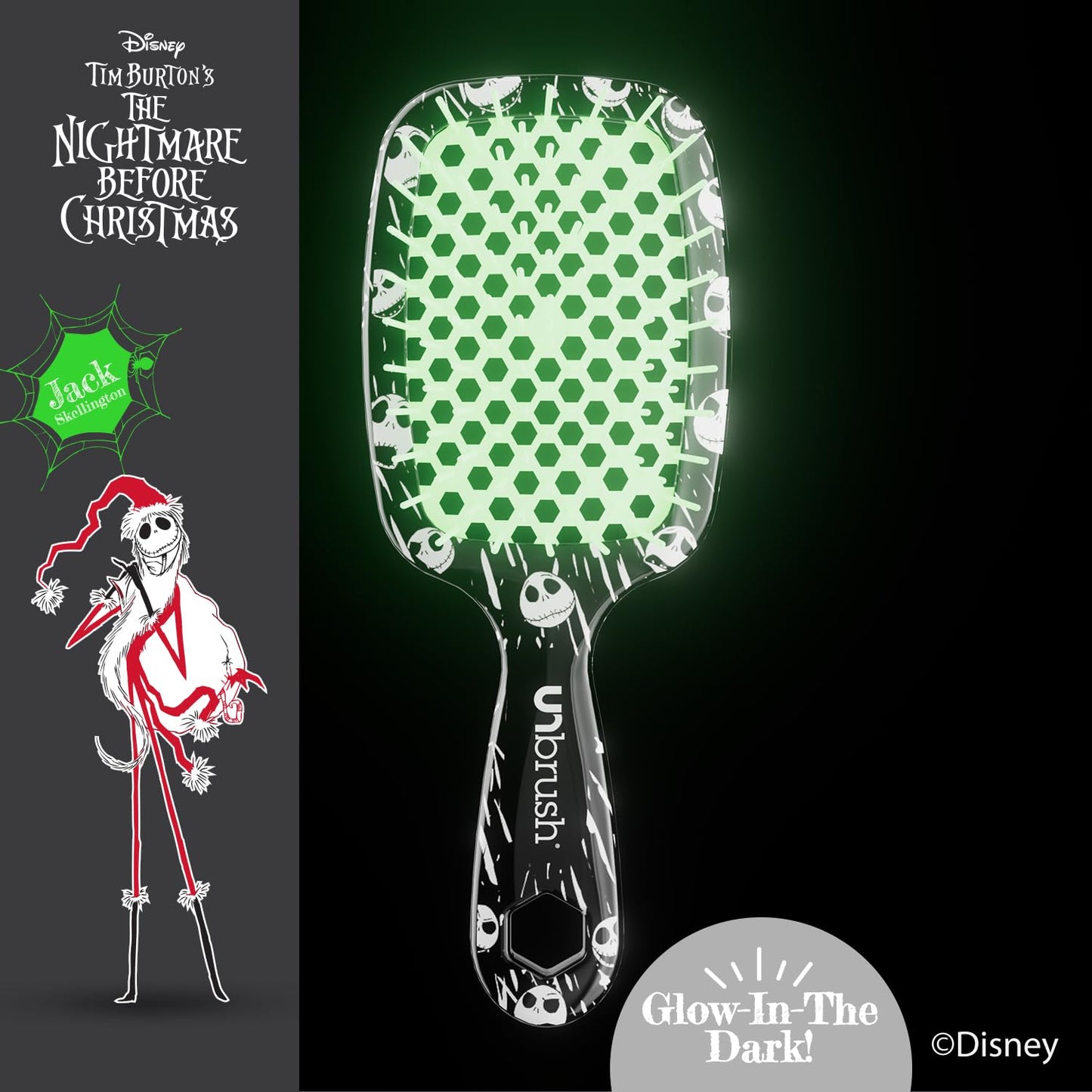 FHI Heat UNbrush - Nightmare Before Christmas Jack Styling Tool | Sleek Design & Easy Use
