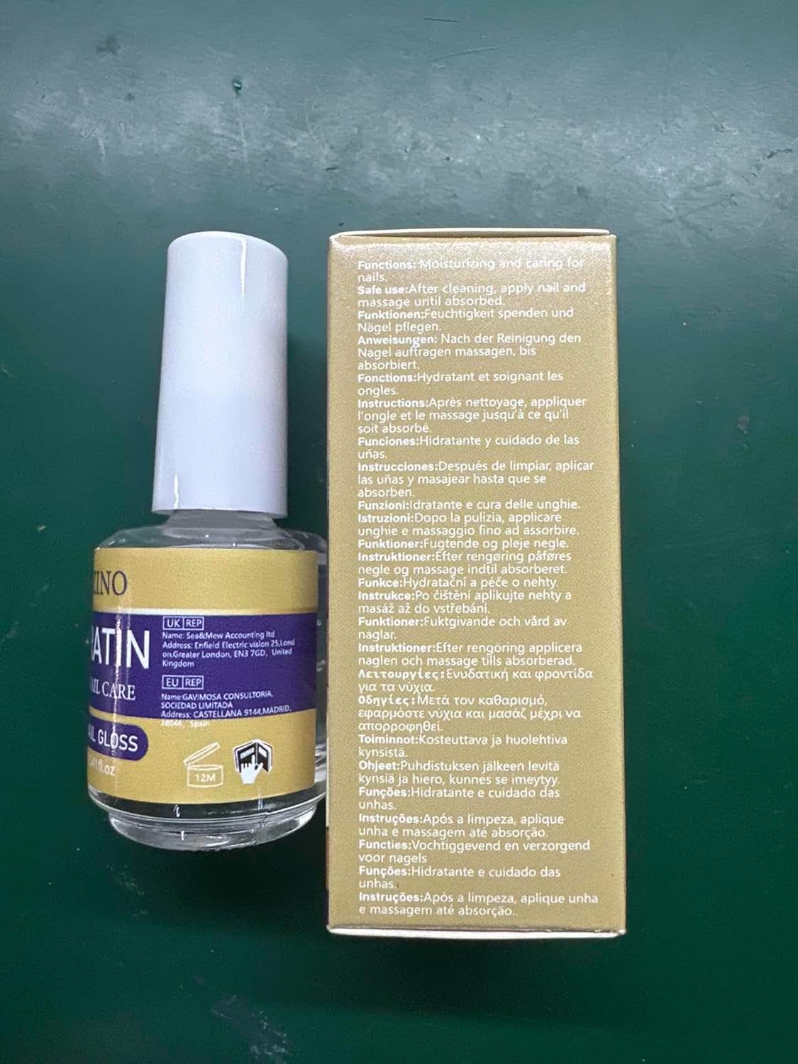 Keratin Nail Oil - Moisturizing Cuticle Oil for Strong Nails | 1 Piece, 2026 Formula
