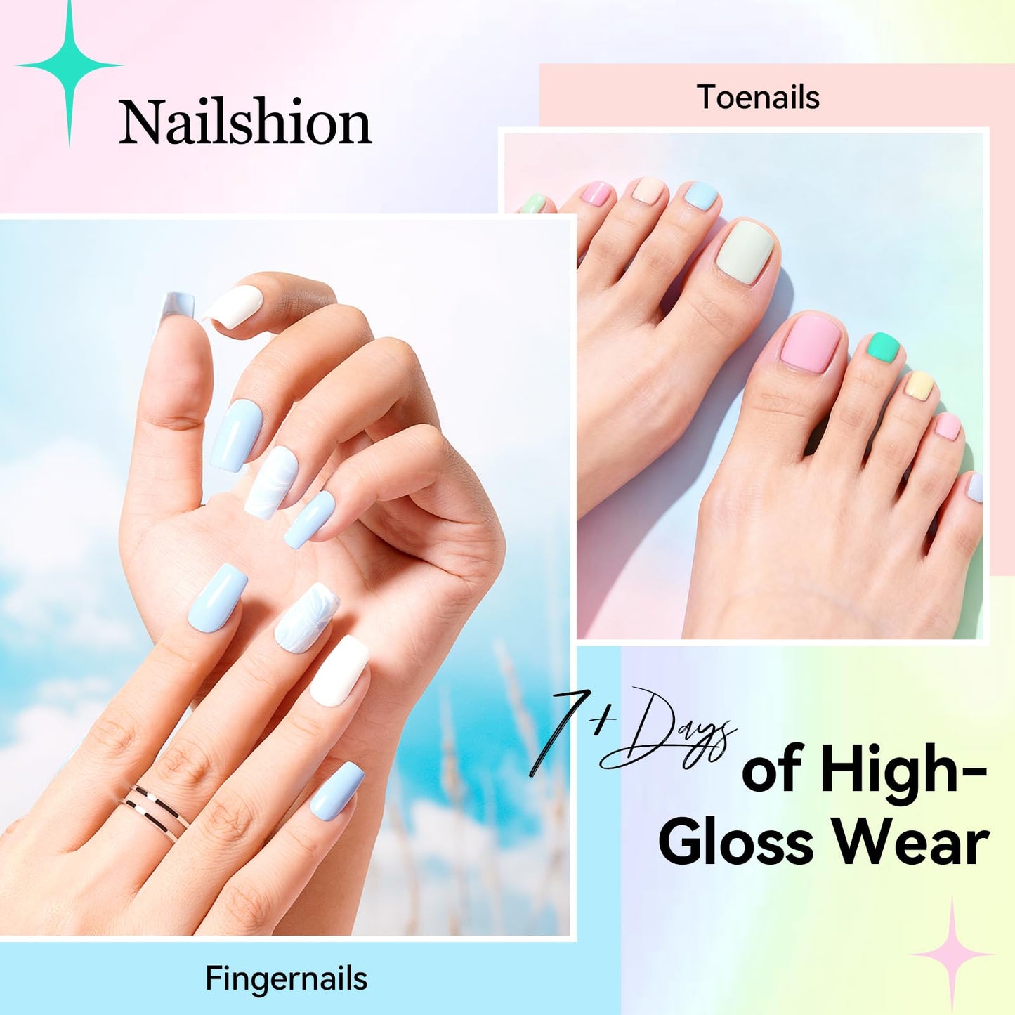 Nailshion 16 Colors Macaroon Nail Polish Set, Nude Pink Palette Nail Lacquer with Base Top Coat & Remover Pads, Quick Air Dry Non-Gel, French Nails Fingernail Toenail Nail Art Design Kit