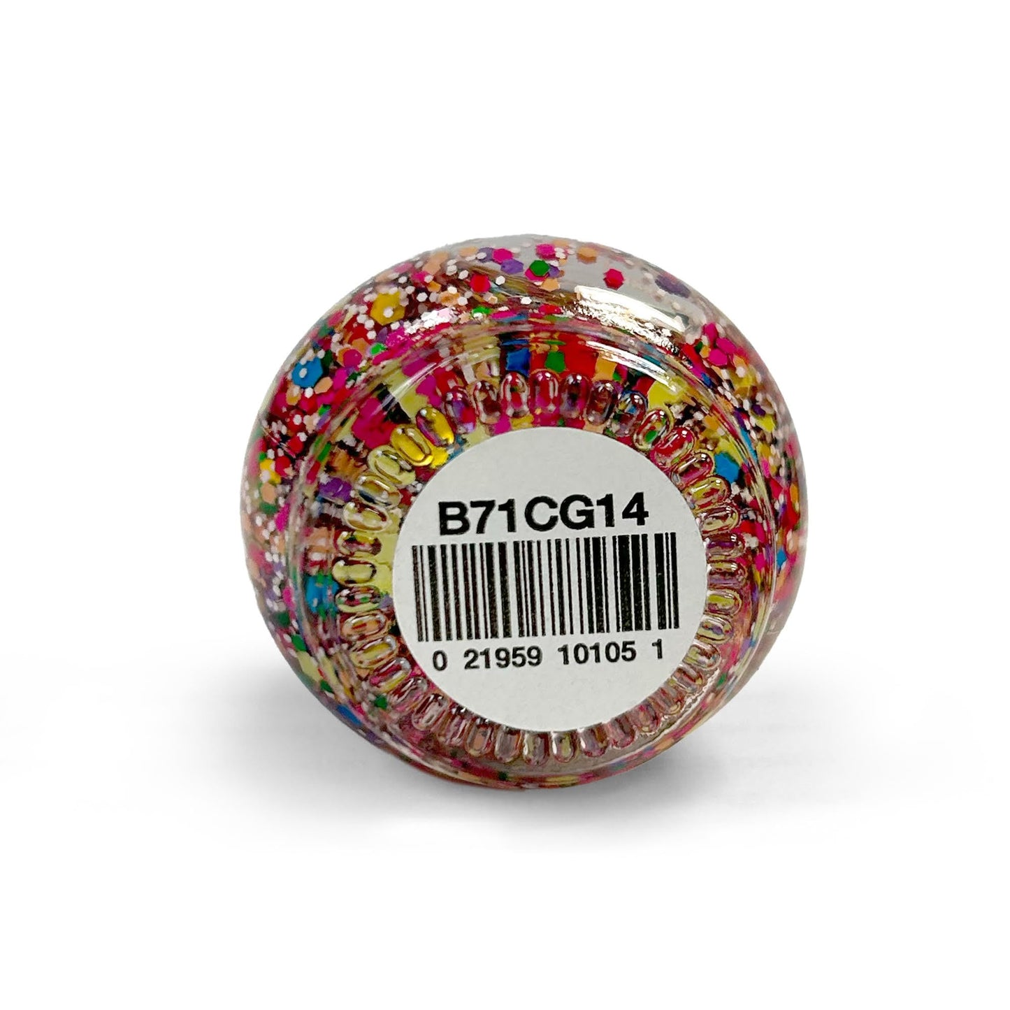 BARIELLE Confetti Top Coat .47 oz. - Multicolor Confetti Glitter Top Coat