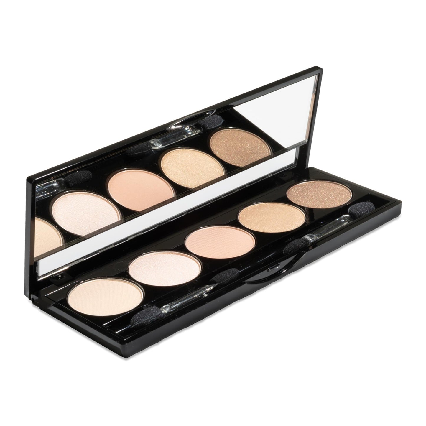 Juwel Cosmetics Eye Shadow Palette, Talc-Free Highly Pigmented Pressed Powder, Eye Makeup Palette that Blends Perfectly, 5 Shades of Paraben-Free and Sulfate-Free Eyeshadow, Barely There