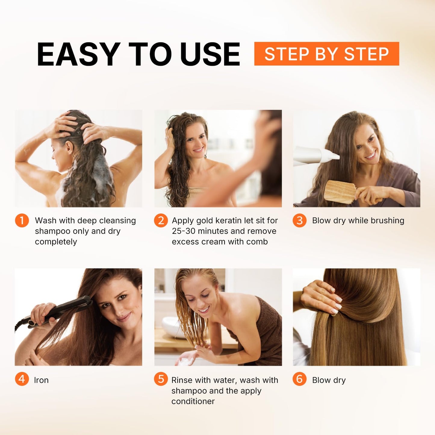 Karseell Maca Essence Repair Keratin Hair Treatment Straightening Kit, 12 Weeks of Home Use Professional Straightening, Softer and Shinier Hair, All Hair Types