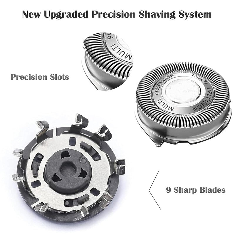 Suleto SH50/52 Replacement Blades Compatible with Noreclo Series 5000 Razors, Series 5000 SH50 Replacement Shaving Heads Blade for Electric Razor Series 5000 (S5xxx) ATXX (S5xxx) PTXX (PT8xx, PT7xx)