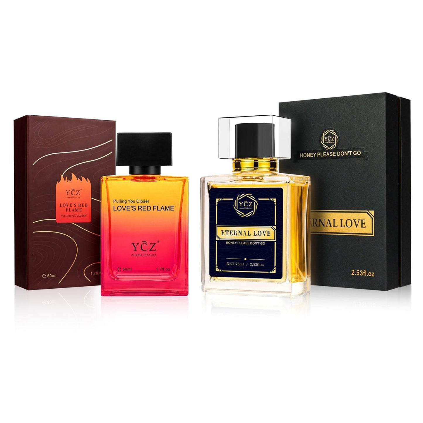 Ycz Cologne for Men - 3-Piece Gift Set with Ocean, Sky & Club Fragrances | 50ml Each, Woody Fresh Citrus Scent