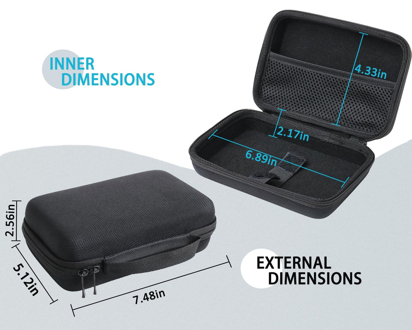 inDomit Hard Protective Travel Case Compatible with Philips Norelco Multigroom Series 3000 5000 7000 MG3750 MG5750 MG7749