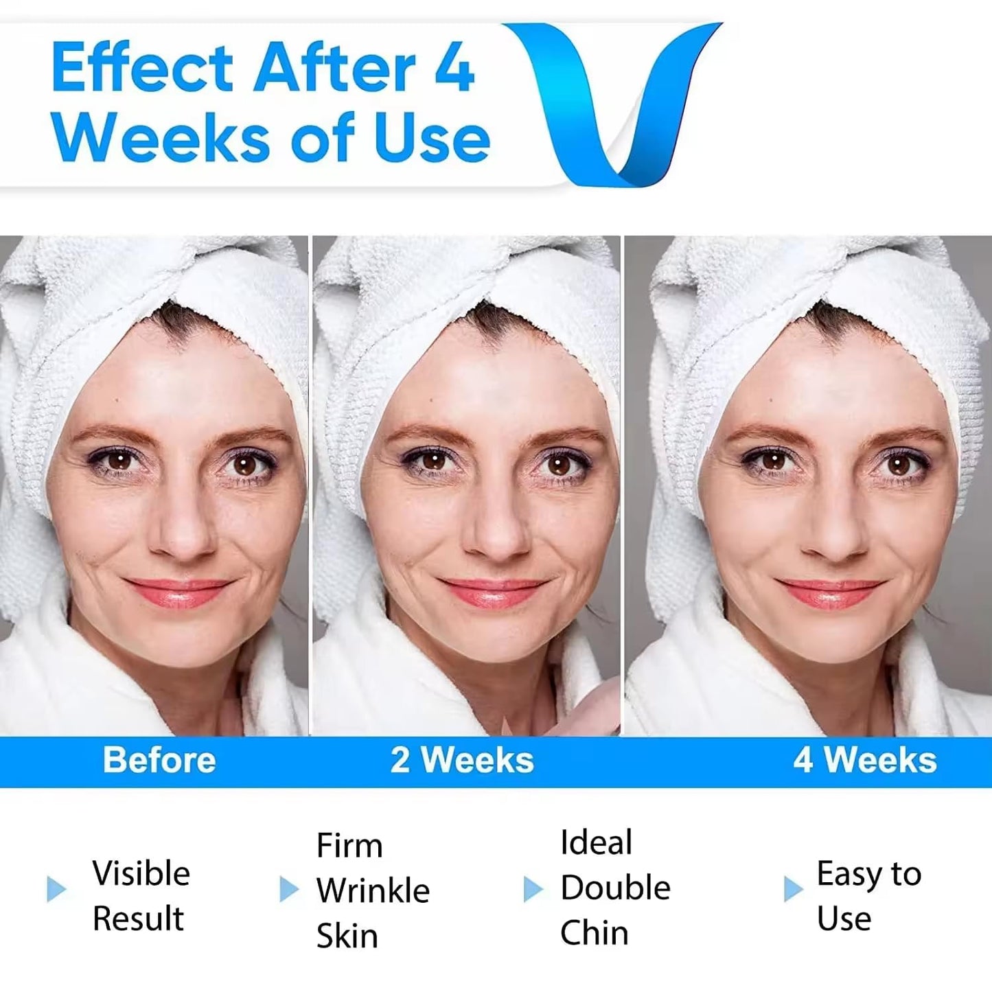 Electric Double Chin Device and V-Face Machine with 6 Modes – Intelligent Face Slimming Massager for Chin Lift, Jawline Definition, V-Face Shaping and Facial Contouring