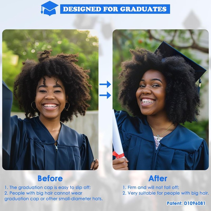 Graduation Cap Headband - Anti-Fall Hairband for Graduates | Perfect Gift for Students & Women
