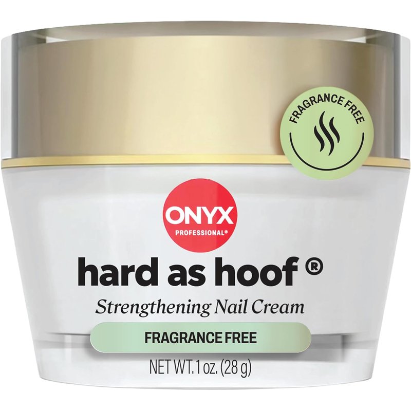 Onyx Nail Strengthening Cream - Hard As Hoof Formula for Nail Growth & Conditioning | Unscented, 1 oz