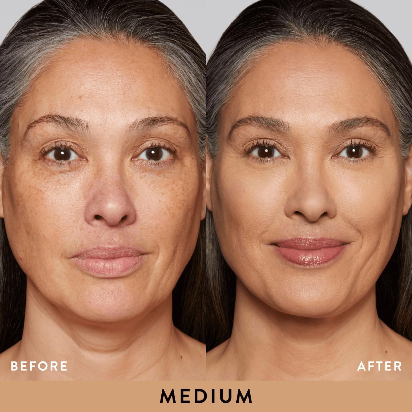 LAURA GELLER NEW YORK Baked Double Take Powder Foundation – Longwear Buildable Medium to Full Coverage – Matte Finish – Non-Caking Formula– Handmade in Italy – Mature & Sensitive Skin – Medium