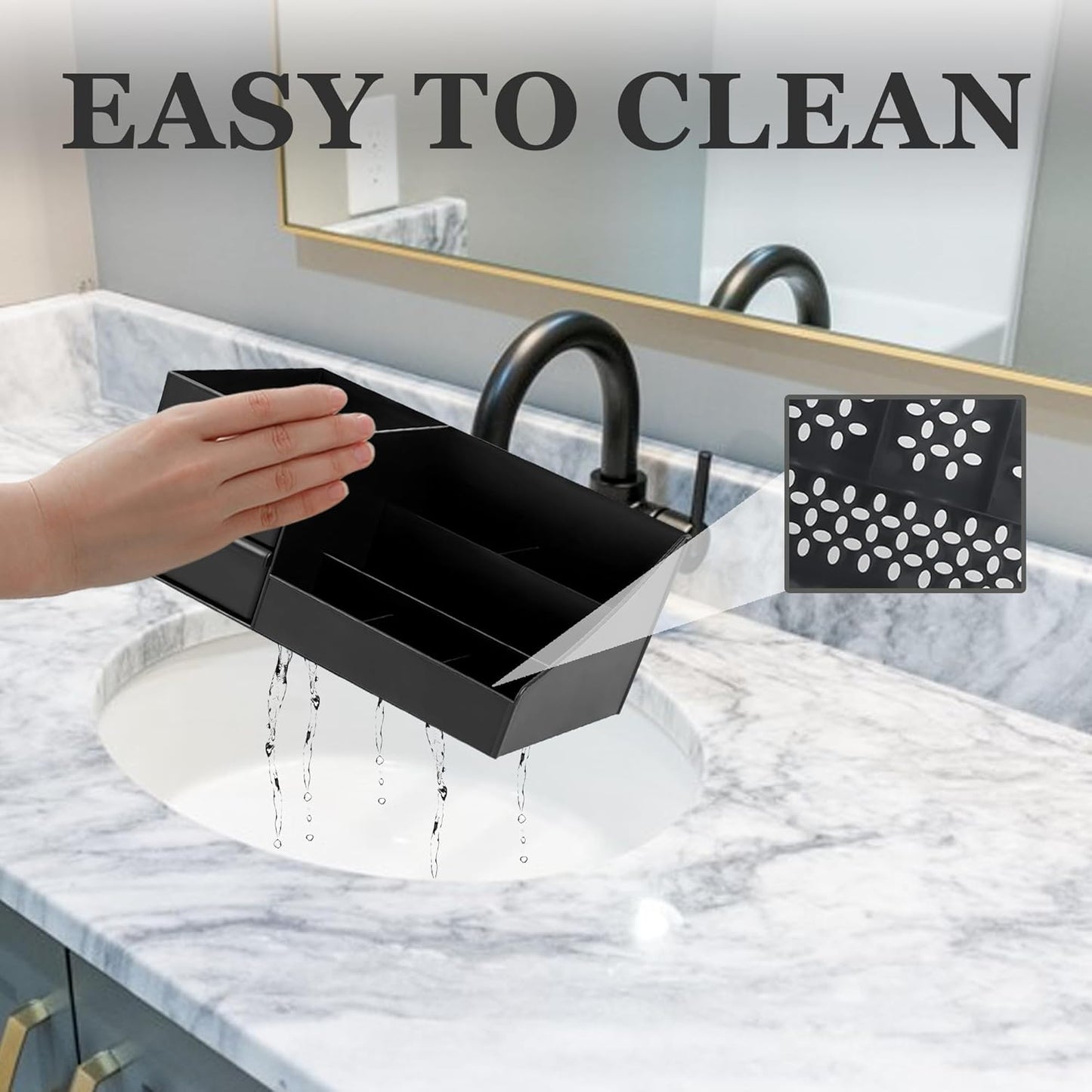 Men's Cologne Organizer - Stylish Perfume Stand for Bathroom Countertop | Ideal Easter Gift