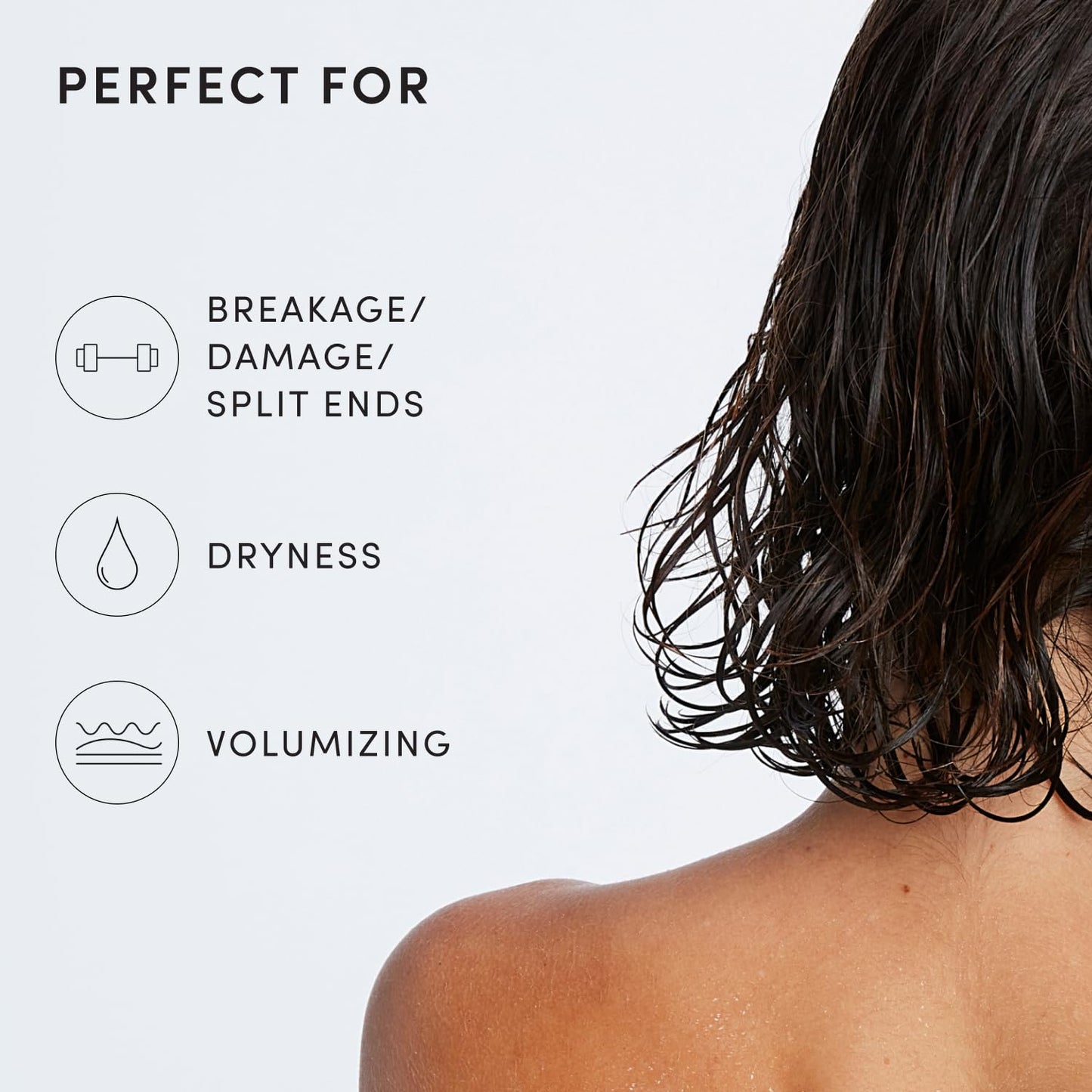 OUAI Fine Hair Conditioner - Volumizing Formula with Keratin, Biotin & Chia Seed Oil - Adds Softness & Bounce | 10 Oz