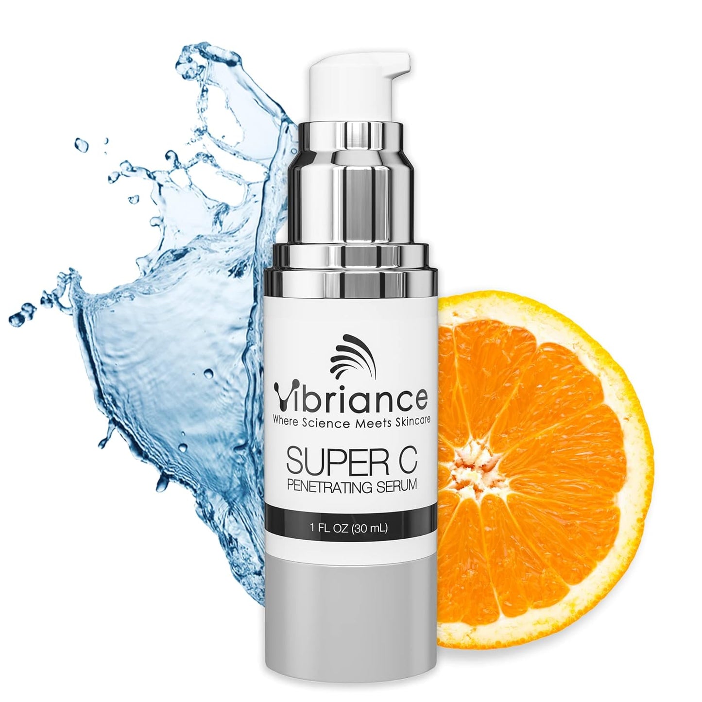 Vibriance Super C Serum for Mature Skin - All-in-One Vitamin Formula for Hydration, Firming & Wrinkle Reduction | 1 fl oz