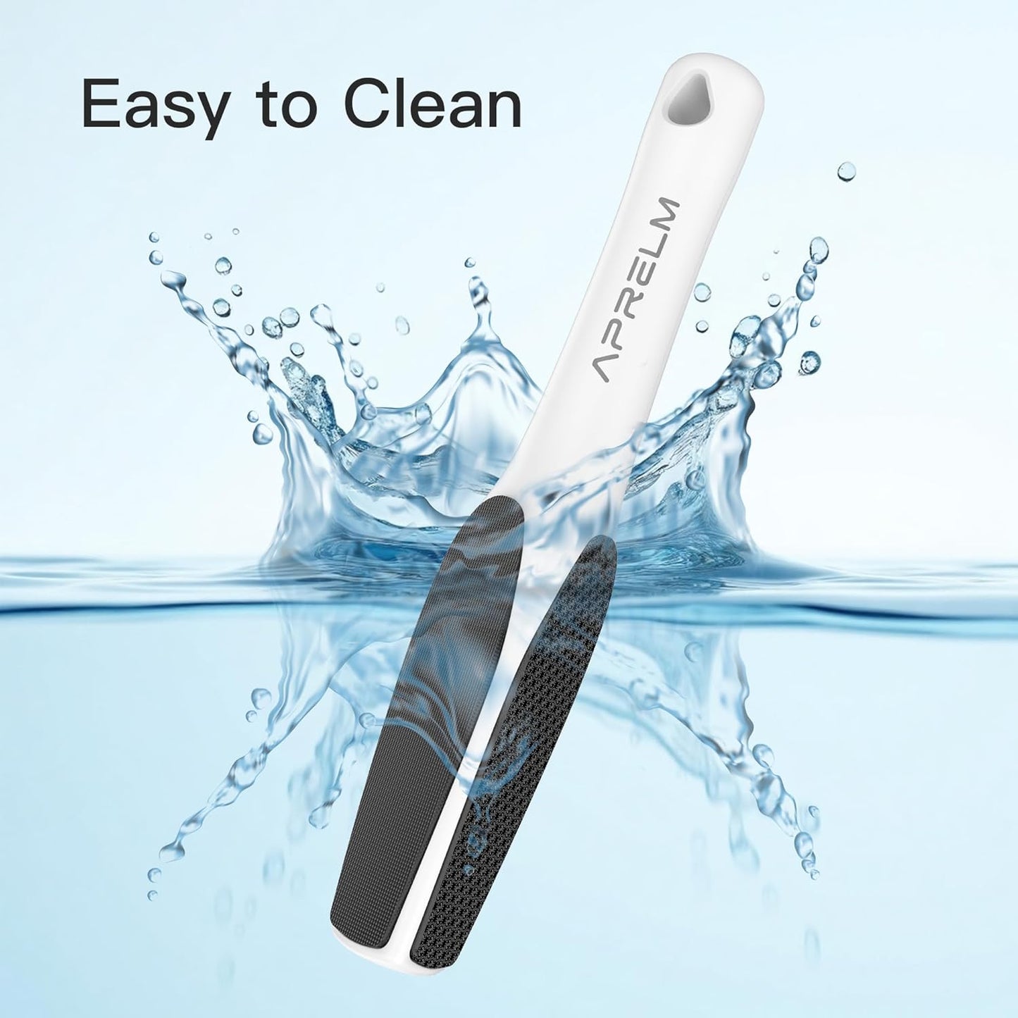 3-Sided Nano Glass Foot File - Professional Callus Remover for Smooth Feet | Coarse/Medium/Fine (White)