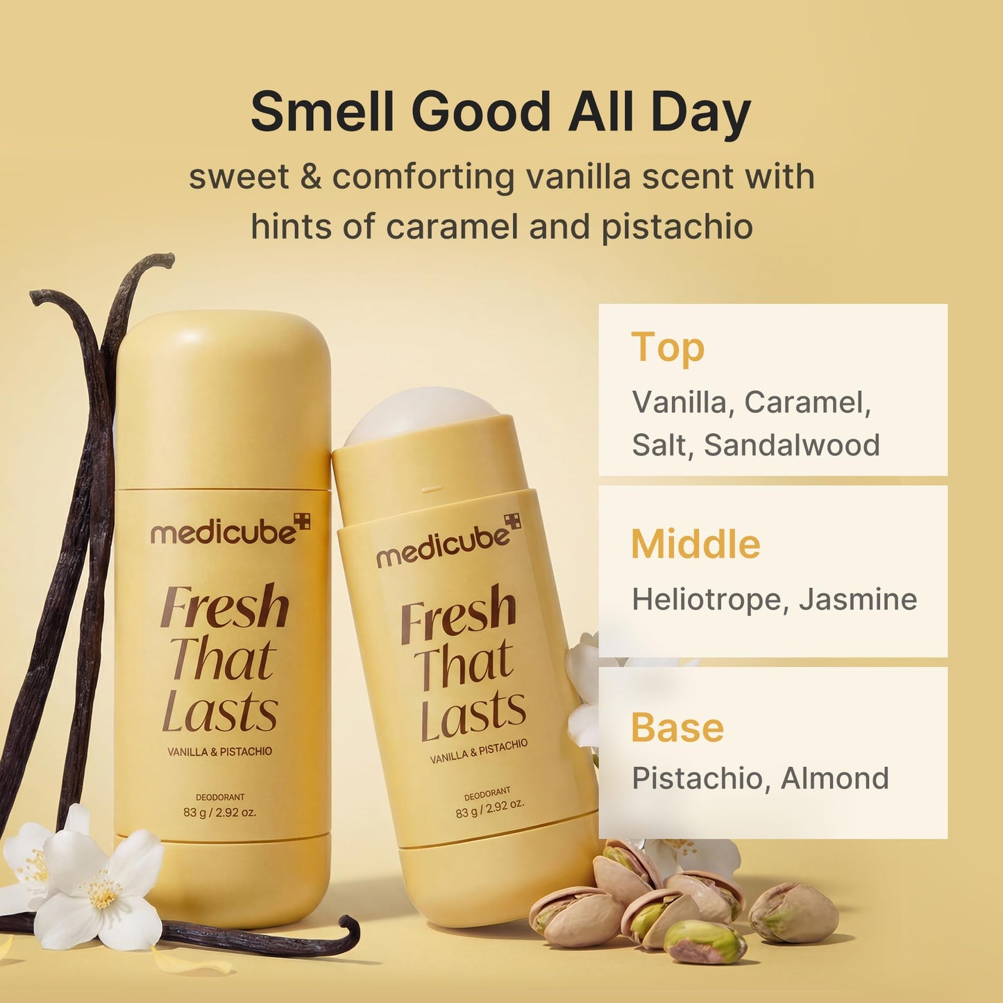 medicube Kojic Acid & Turmeric Aluminum-Free Deodorant for Women & Men