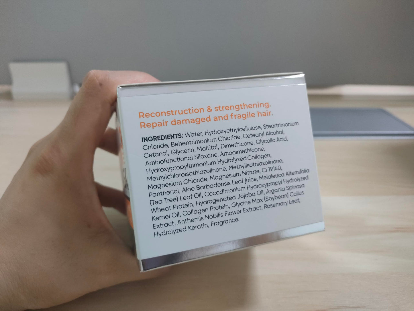 Keratin Hair Mask - Sulfate Free Hydrating Deep Conditioner Treatment for Dry, Damaged and Split Ends - Moisture for Frizzy and Curly Hair - For Women and Men - Moisturizer Care to Repair Damage