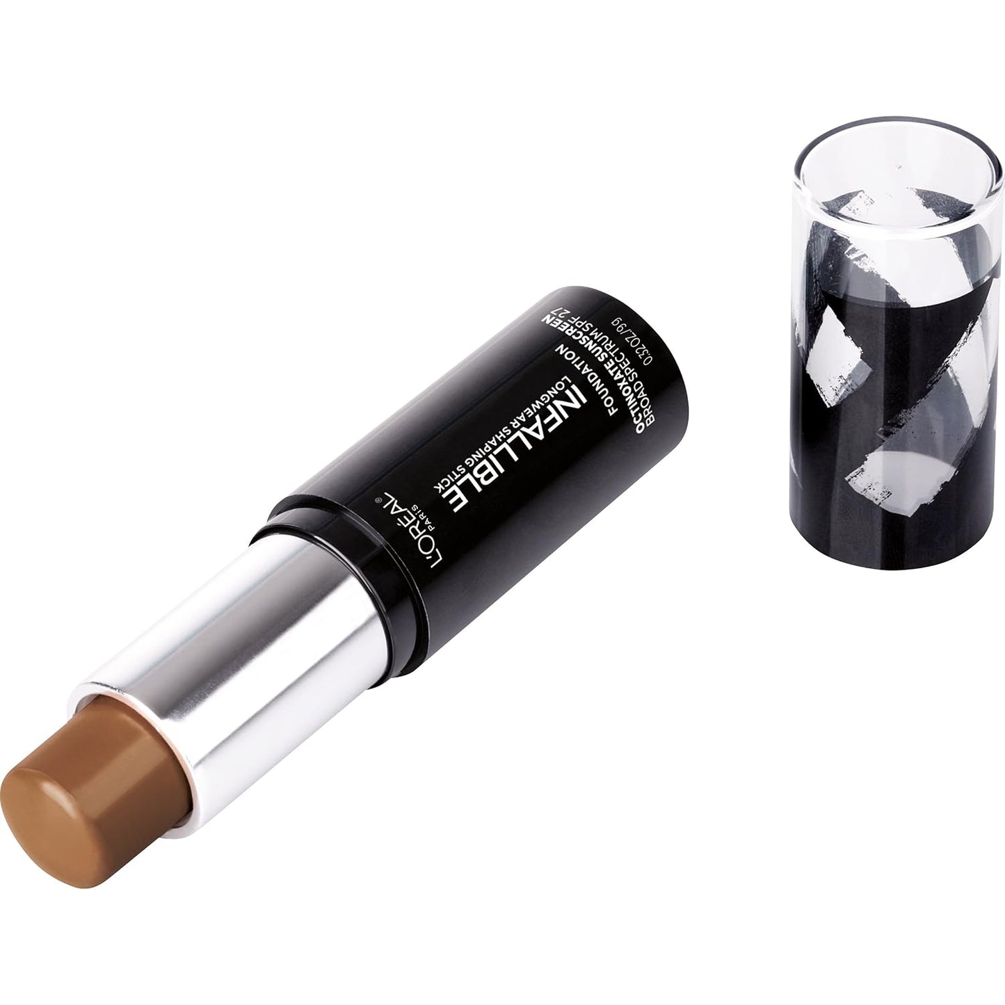 L'Oreal Paris Infallible Longwear Shaping Stick Foundation - 411 Chestnut, 0.32 Oz Tube