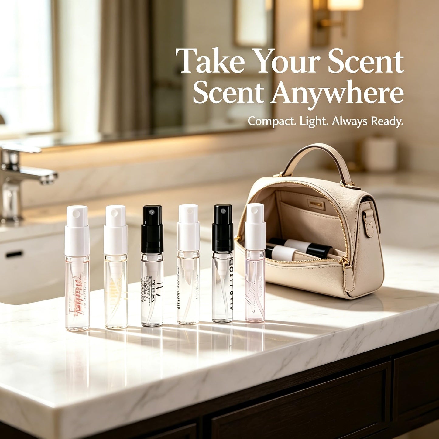 Dirstic Designer Fragrance Sampler Set-Designer Perfume Sampler Luxury High End Perfume Vial Sample Set (12 Random Samples)