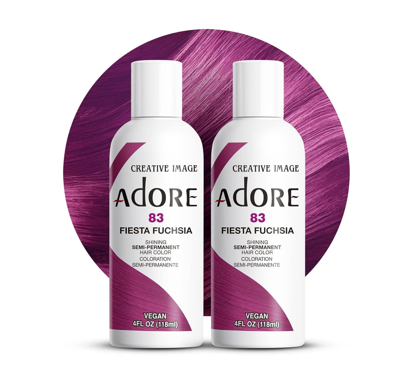 Adore Semi Permanent Hair Color - Mystic Grey | Vegan, Ammonia-Free Hair Dye | 4 Fl Oz