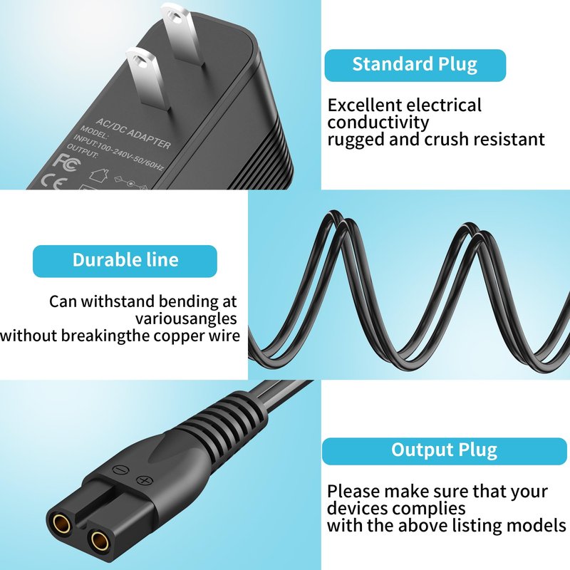 Charger for Pet Hair Eraser 2390 2390A 23903 2284W 2284 Bissell Charger Compatible with Bissell Pet Hair Vacuum 14.4V Lithium Ion Cordless Hand Vacuum 1614206 ZD5F230030US Power Adapter