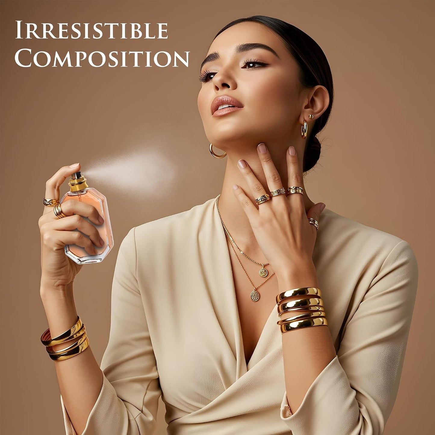 Intense Vanille Women's Perfume - Oriental Gourmand Fragrance with Vanilla Orchid & Jasmine | Notes of Amber & Musk