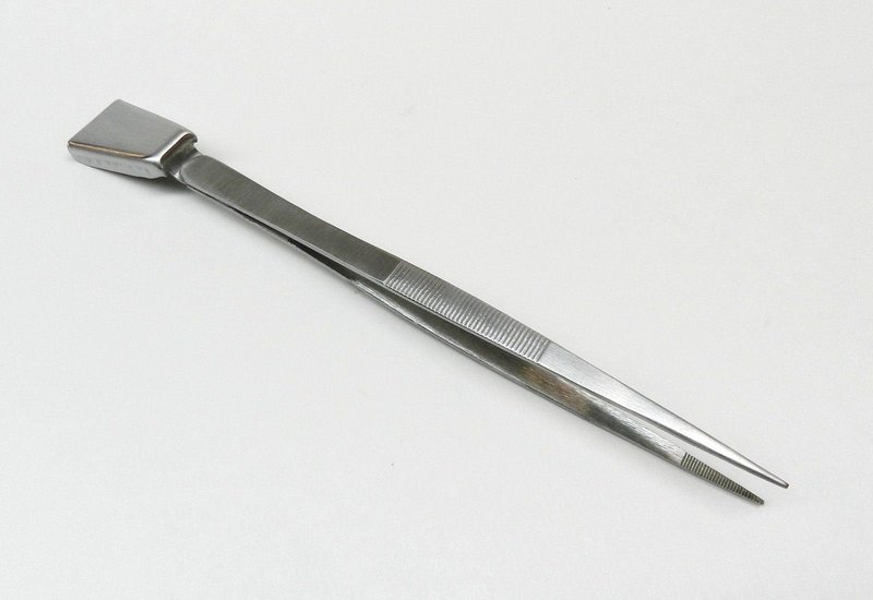 Diamond Tweezer with Scoop For Stones Bead Work Gemologist Tweezers Shovel End By JTS