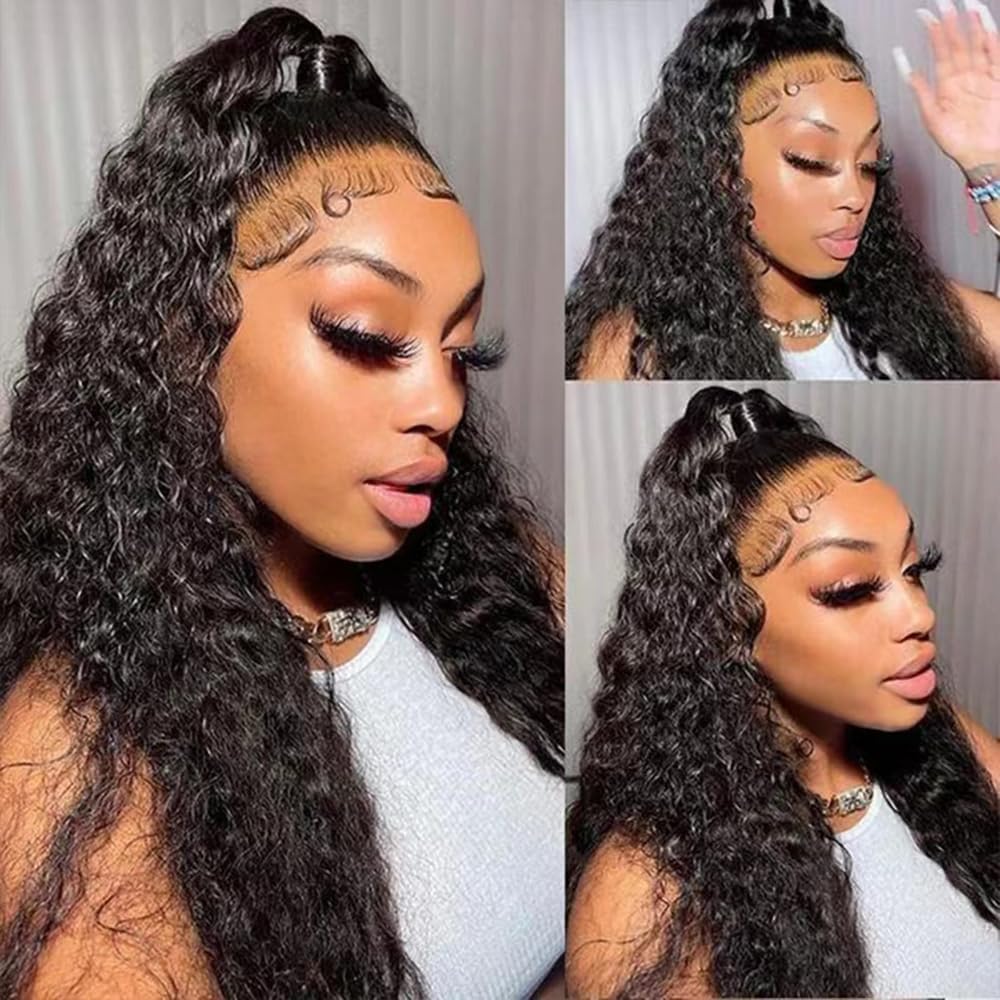 Bundles Human Hair Water Wave Human Hair Bundles 24 26 28 Inch Unprocessed Virgin Double Weft 1b Bundle Hair Extensions