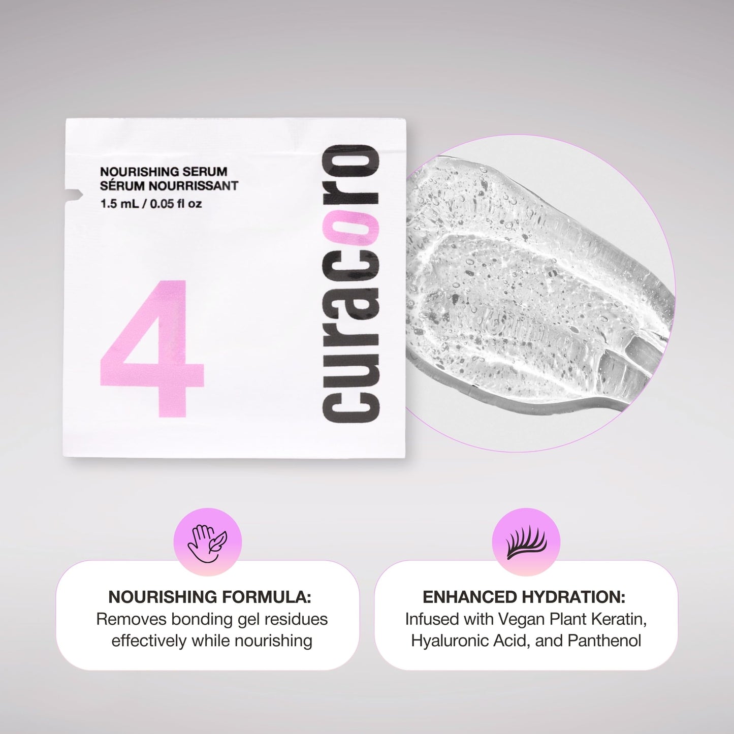 Curacoro Brow Lamination Kit, Professional Eyebrow Lamination & Brow Lift Kit with Keratin, 4-Step DIY for Fuller Brows, Long-Lasting Up to 8 Weeks