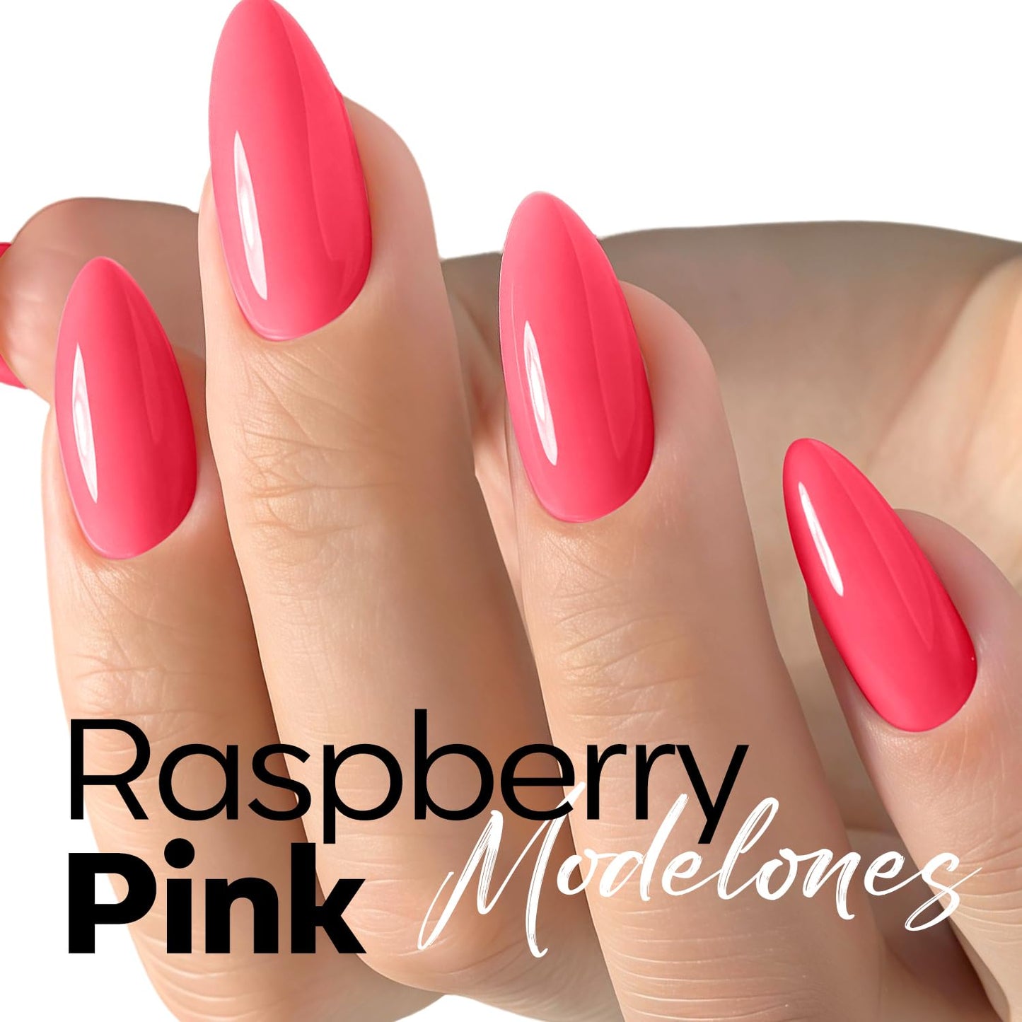 Raspberry Pink Gel Nail Polish - Vibrant Fluorescent Soak Off for DIY Nail Art | 15ML