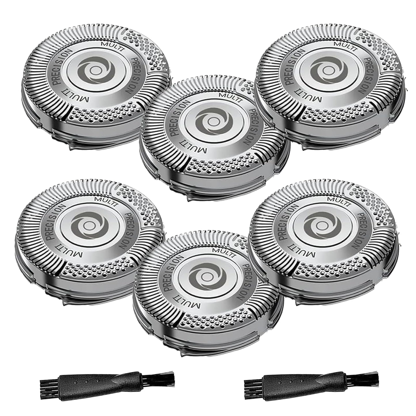 6 Pack SH50 Replacement Shaver Heads Compatible with Philips Norelco Series 5000, SH50 Replacement Blades for Philips Electric Shaving S5510, S5340, S5140