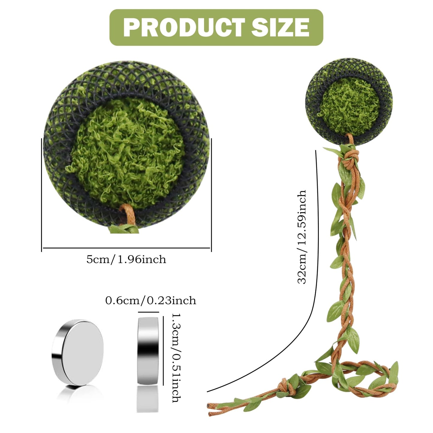 Reptile Hide with 2pcs Strong Magnet, Leather Jumping Spider Hideout with Magnet - Mesh Natural Habitat Decor for Spider Enclosures, Reptiles & Amphibians - Secure Hiding Cave Accessories