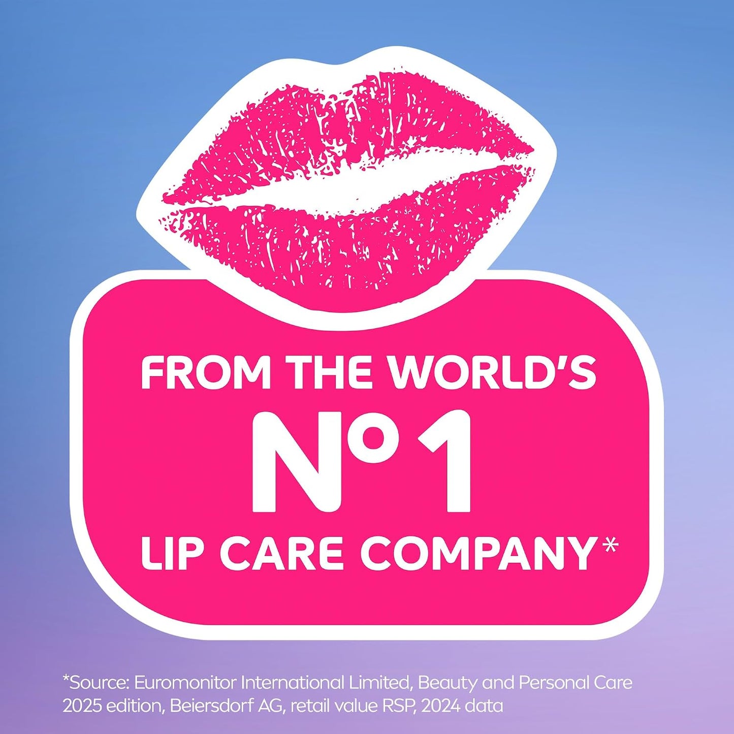 NIVEA Glowy Lips Vegan Lip Balm - Hydrating with Hyaluronic Acid & Vitamin E | 0.35 Fl Oz Tube
