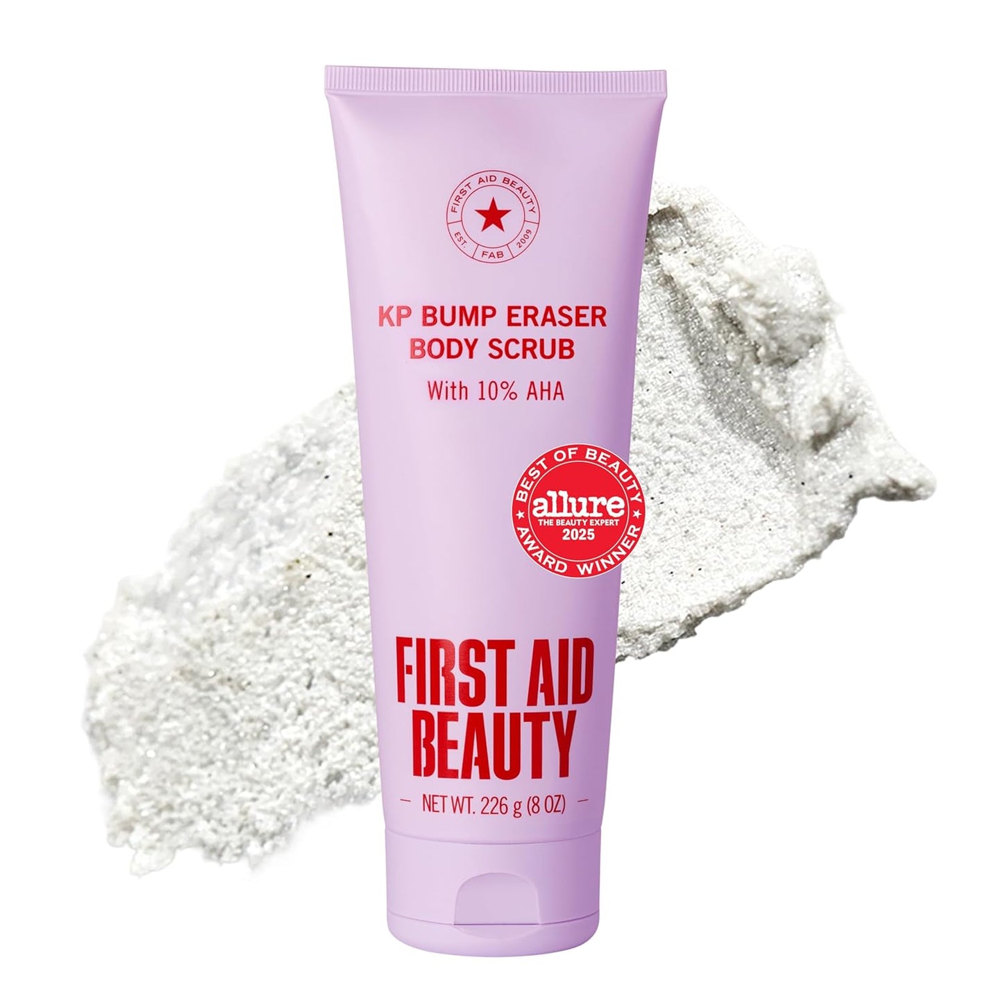 KP Bump Eraser Body Scrub - 10% AHA Exfoliator for Keratosis Pilaris | Smooths Rough Bumps & Uneven Skin Texture
