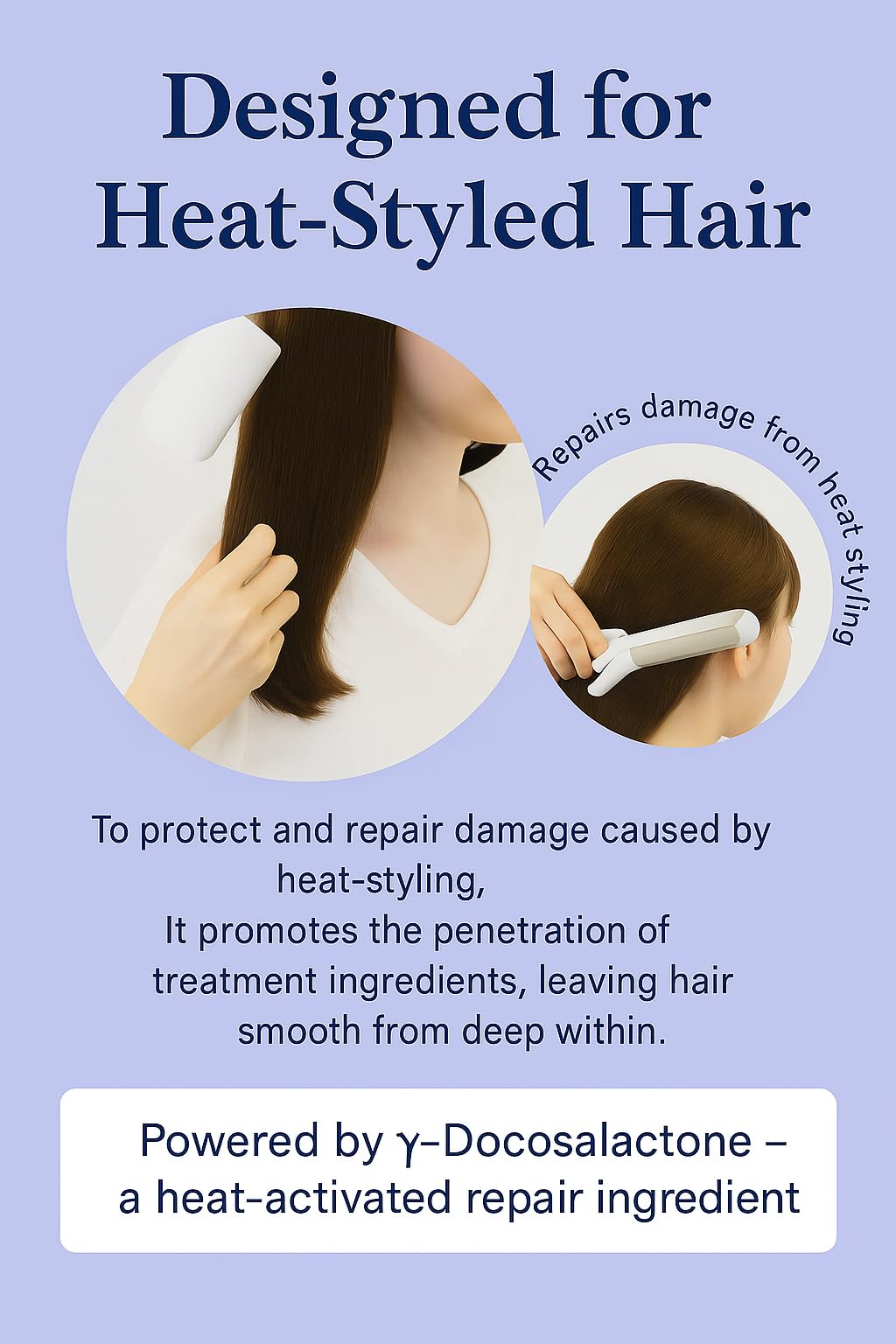 Plus eau, Daily Leave-In Hair Treatment & Conditioner Prevent Hair Damage/Dryness, 3 fl oz / 90ml, Made in Japan
