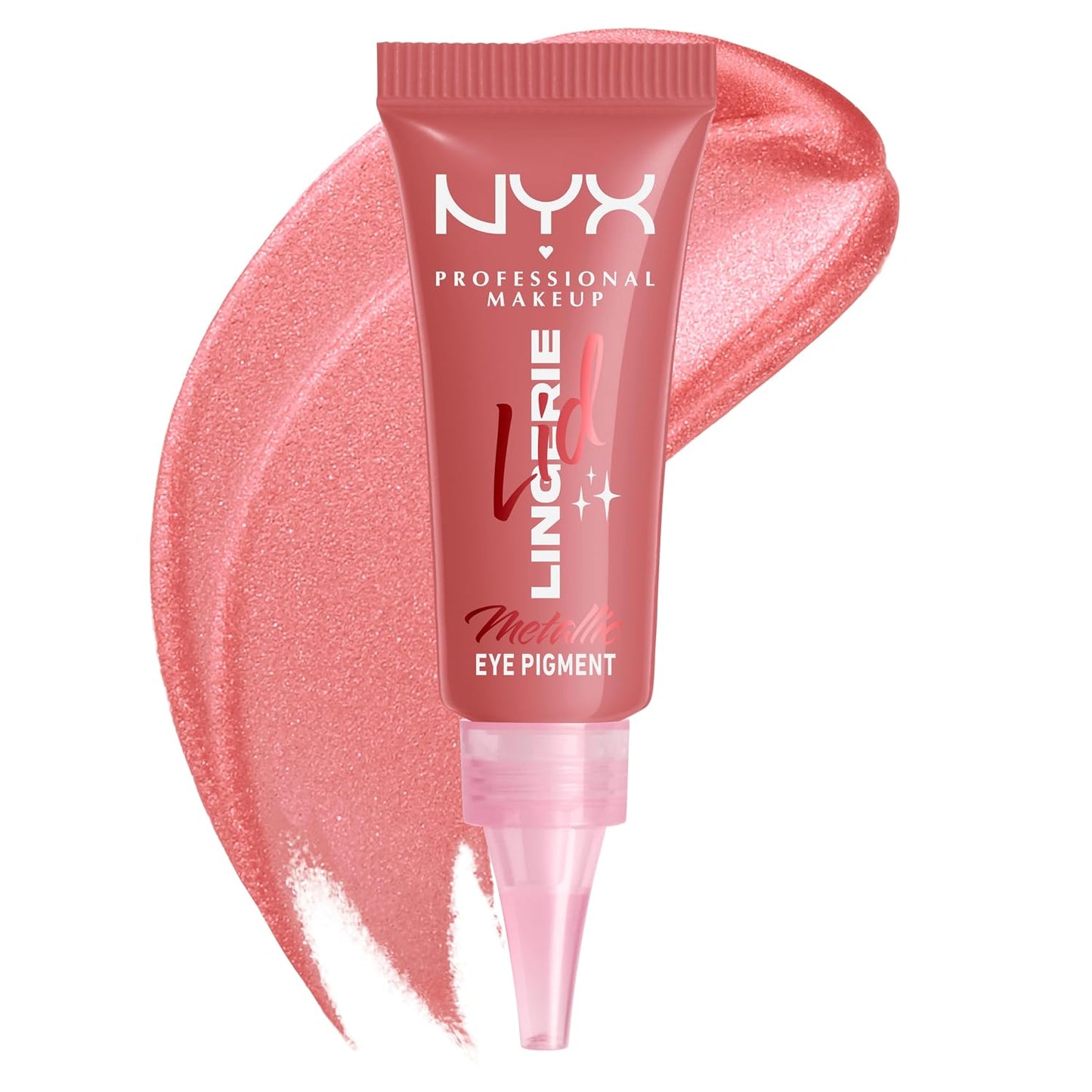 NYX Professional Makeup Lingerie Cream Eye Pigment - Long-Lasting Eyeshadow in Beige Appeal | 0.2 fl oz