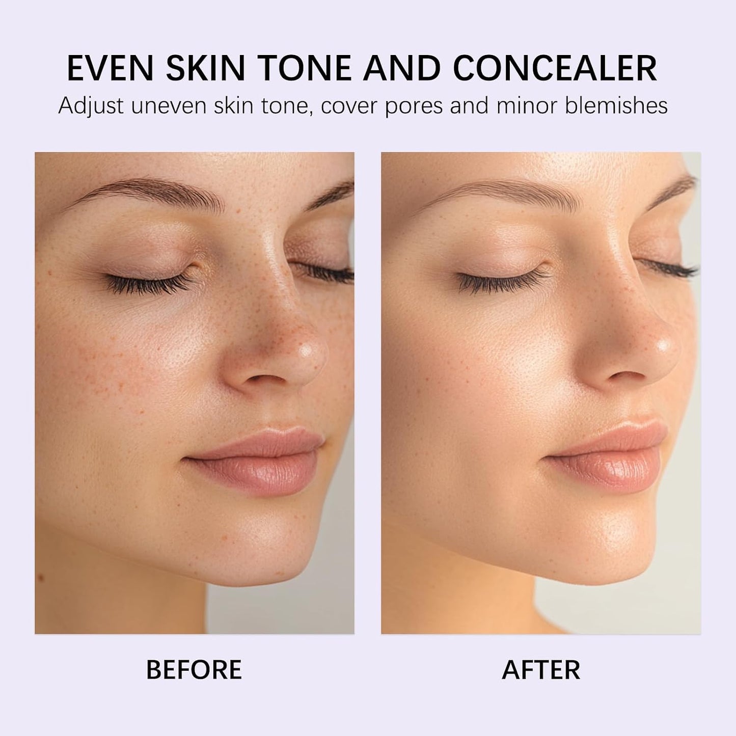 Balm Foundation for Mature Skin - Hydrating, Buildable Coverage | Blurs Fine Lines & Smooths Texture (Light, 1)