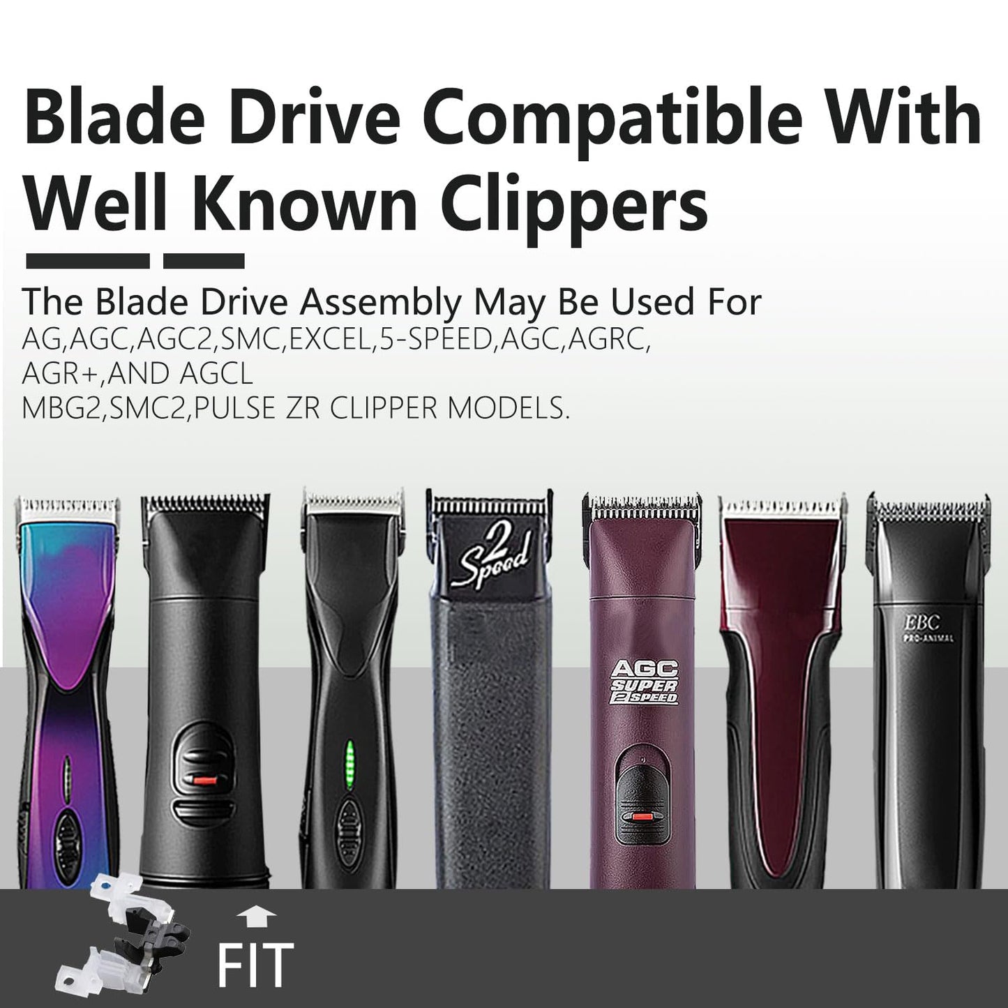 5 PCS Blade Drive Assembly Lever Compatible With Andis pet Clipper AG, AGC, AGC2,SMC, Excel, 5-Speed, AGC, AGRC,AGR+,and AGCL,MBG2,SMC2,Pulse ZR clipper models (5 PC SN-010)