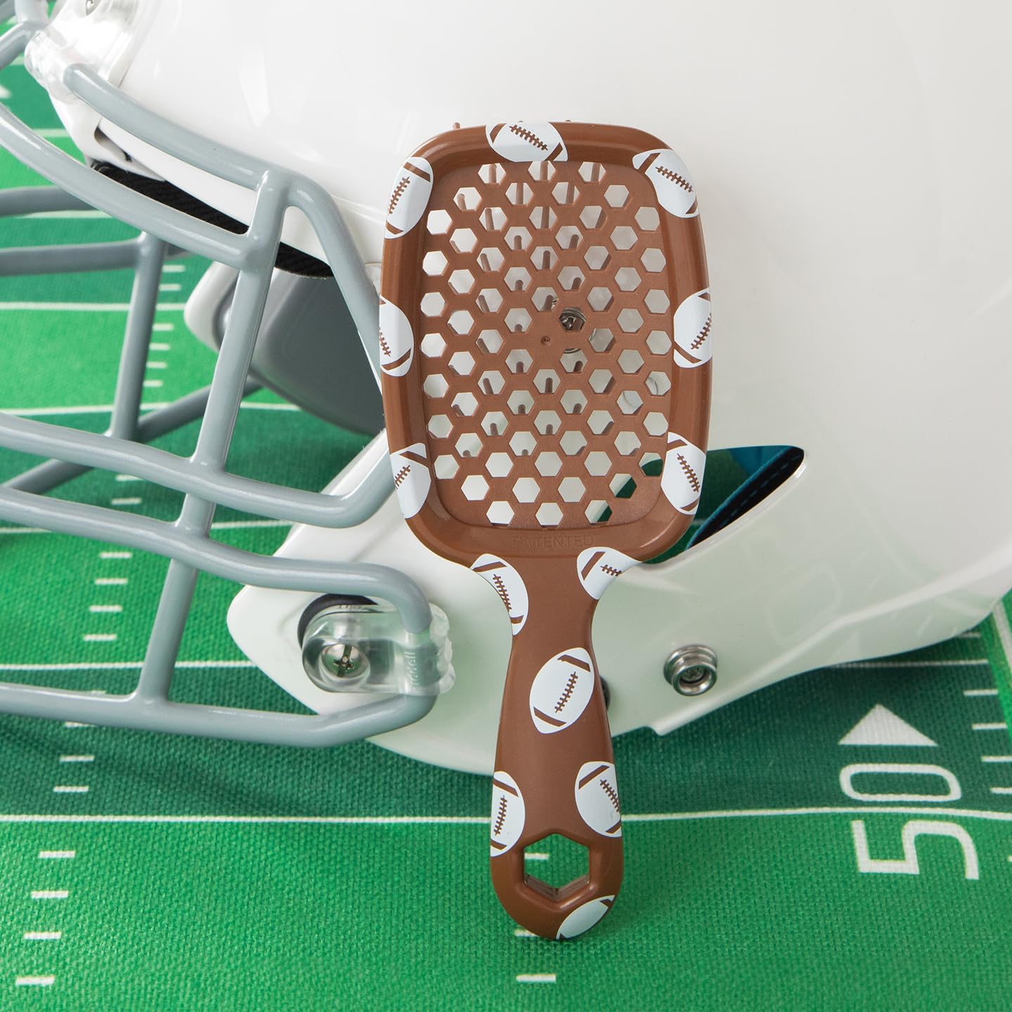 Detangling Hair Brush - Mini Sports Football Design for Easy Styling