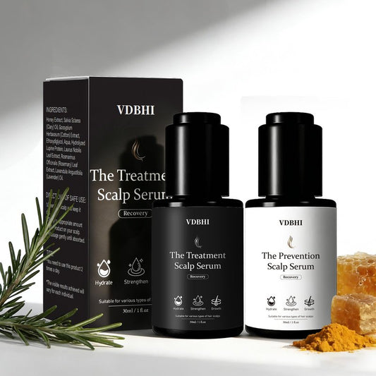 Hair Growth Serum Bundle for Women & Men - Volumizing & Thinning Hair Care with Plant-Based Actives, Sulfate-Free Scalp Serum for Healthy Hair (1)