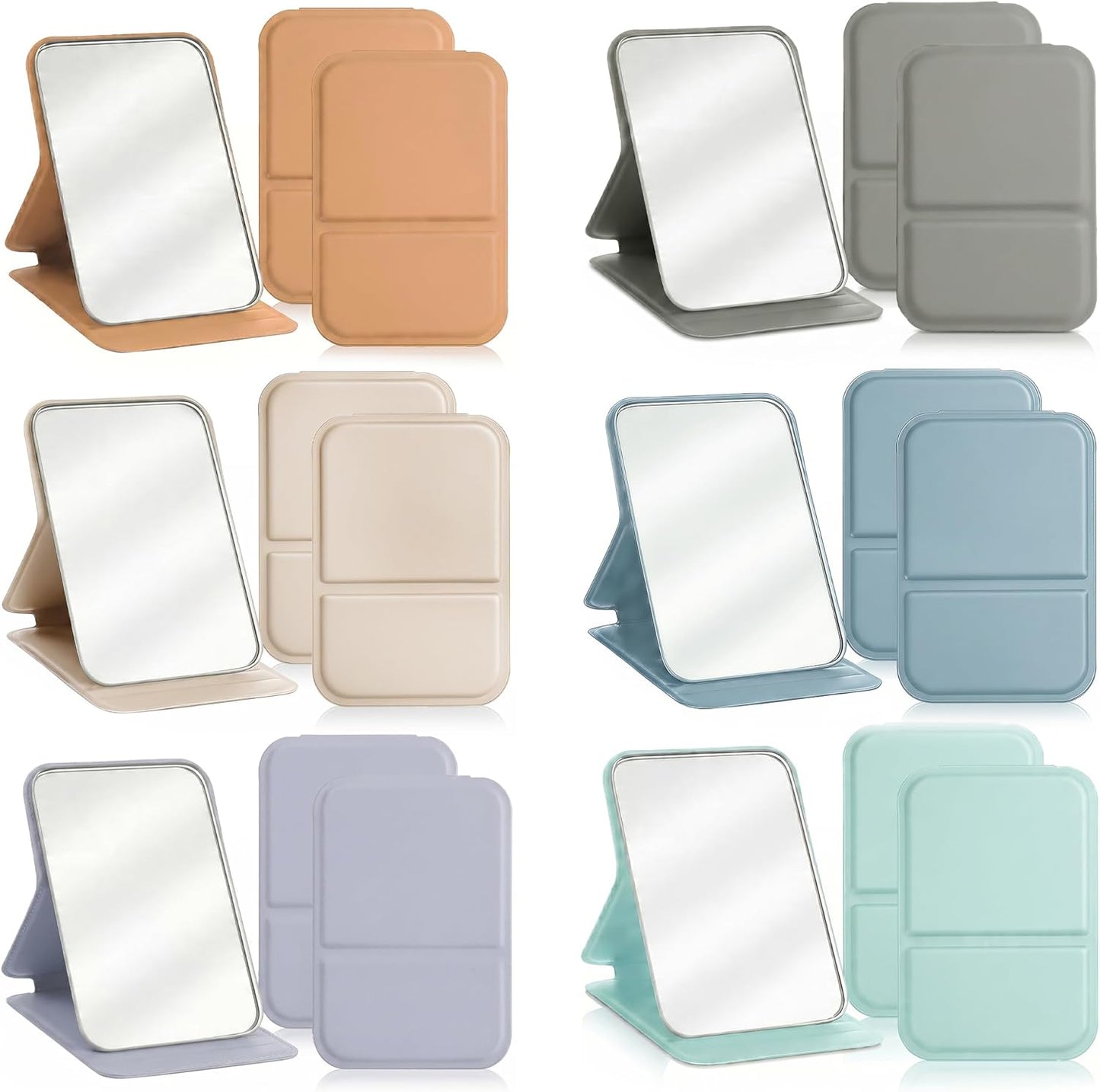 Compact Folding Pocket Mirrors - 18 Pack Mini Makeup Mirrors for Travel & Daily Use | Perfect for Women’s Parties